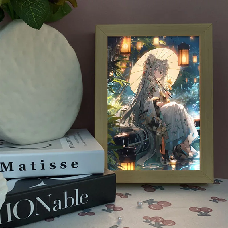 Lighting Decor Photos - Hatsune Miku seri lukisan cahaya, dekorasi