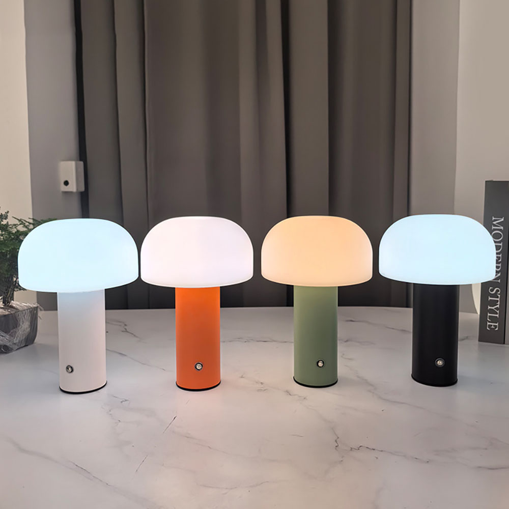 Mushroom Table Lamp - Lampu jamur, lampu meja baru, pengisian