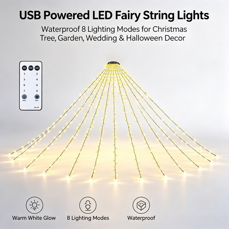 Lighting Decoration Wedding - Lampu LED USB Fairy String, Lampu