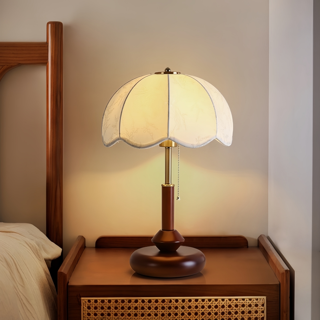 Room Lighting Bedroom Decor - Lampu Meja Vintage Berbentuk Kubah dengan