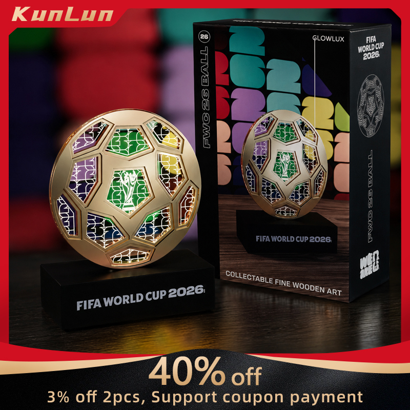 Lighting World Decor - Lampu Meja LED Bola Sepak Emas