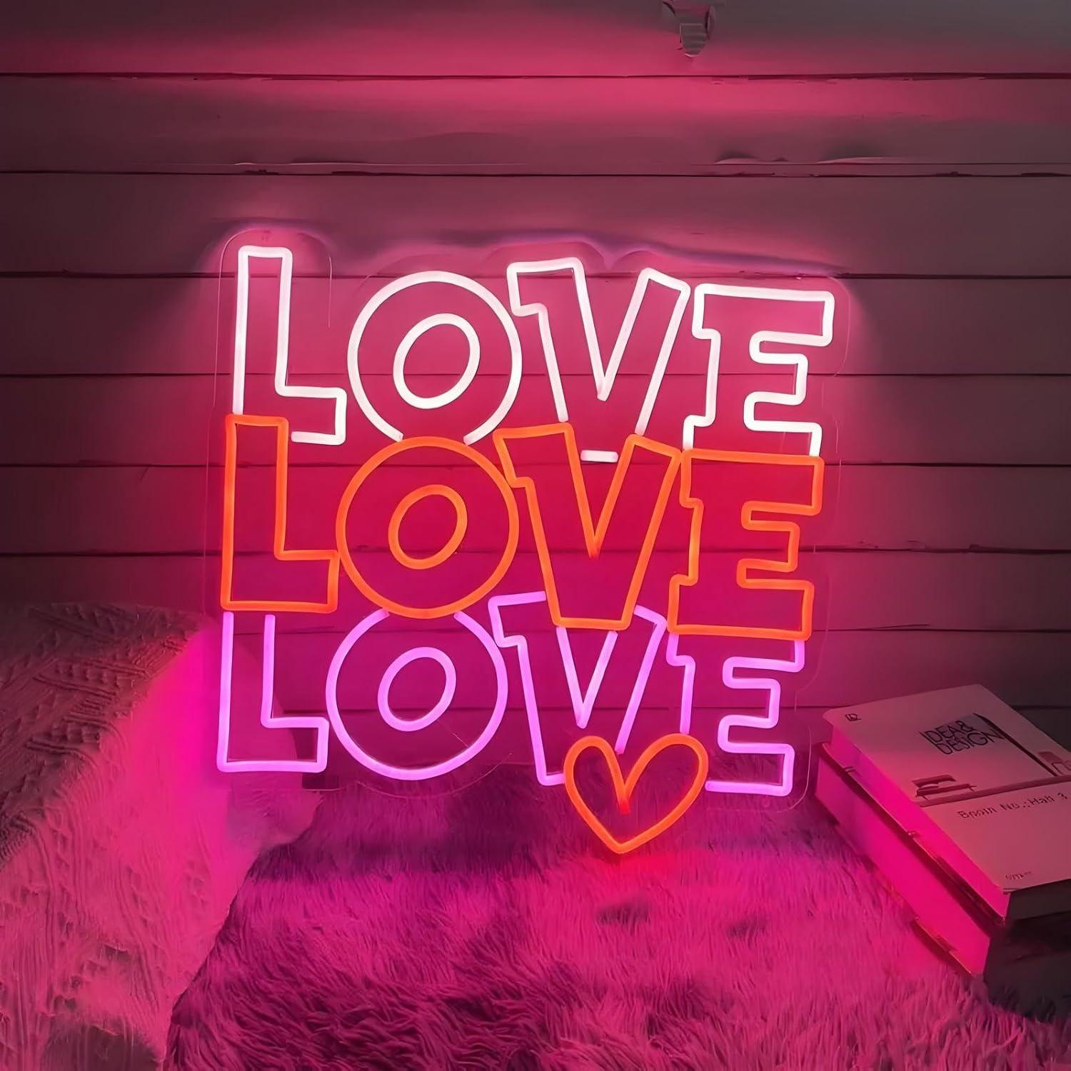 Lighting Decoration Wedding - Lampu Neon LED USB yang Dapat