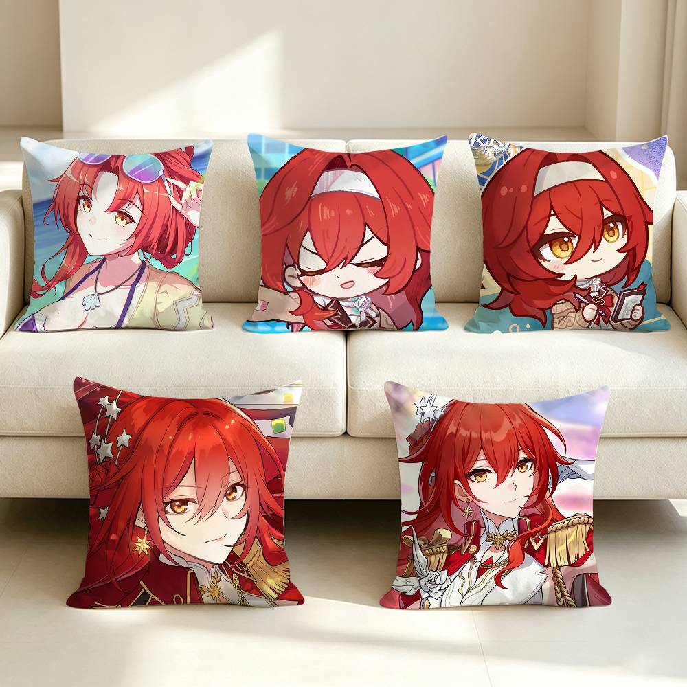 Nova Decor & Lighting Julestjerne - H-Himeko Nova Game S-Star-Rail Sarung Bantal