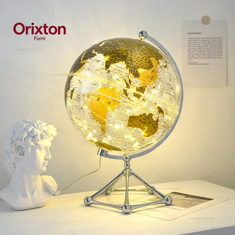 Lighting World Decor - Lampu LED Flash Globe Dunia, Lampu
