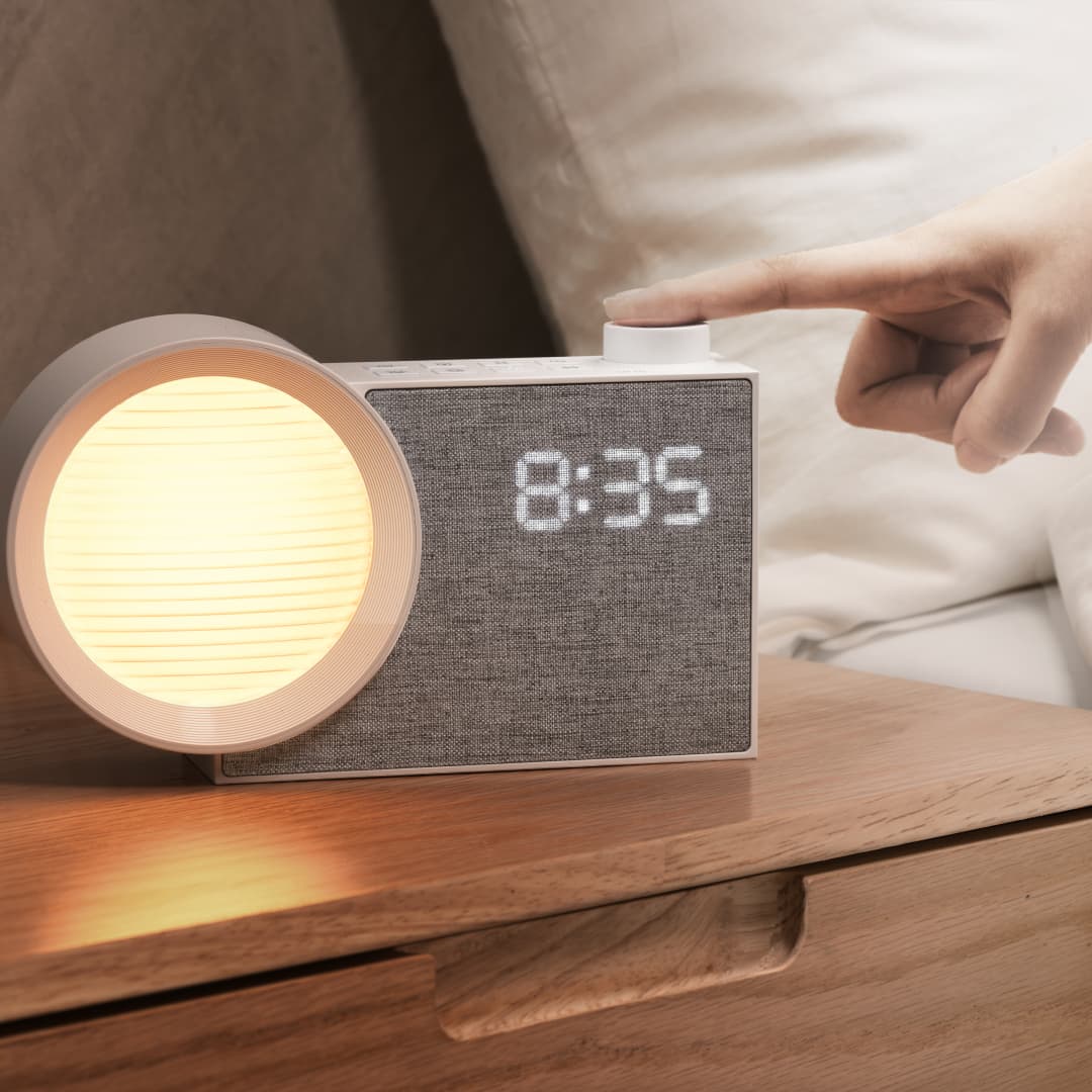 Room Lighting Bedroom Decor - Jam Alarm LED WILIT dengan Lampu