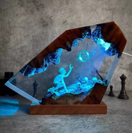 Lighting World Decor - Lampu Resin Dekorasi Ruangan Unik Hadiah