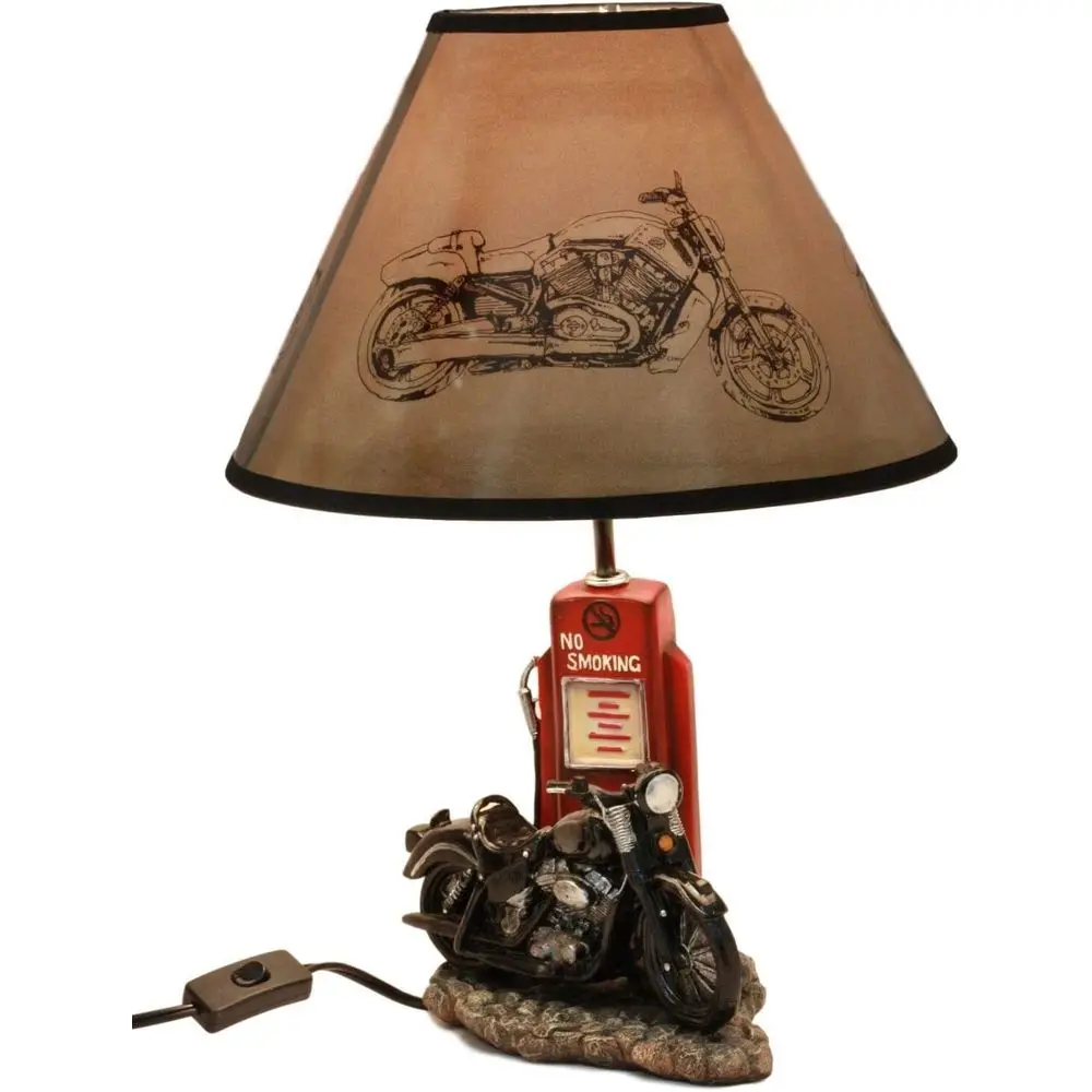 Lighting Decor For Home - Lampu Meja Pompa Bensin Motor Retro