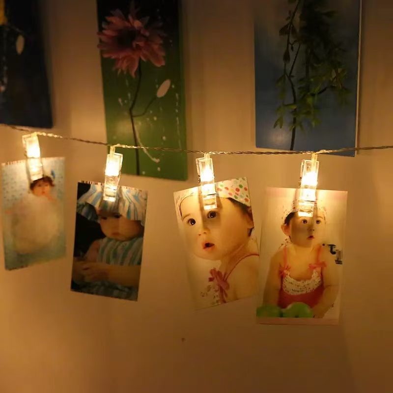 Lighting Decor Photos - Lampu Tali Peri Klip Foto 1.5-10M