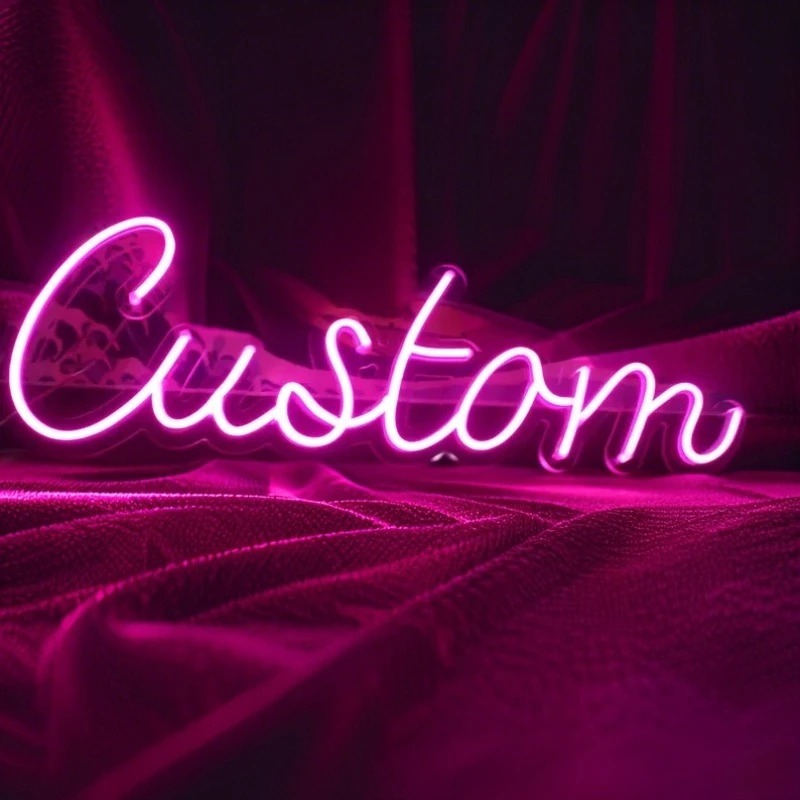 Lighting Decor Ideas - Tanda Neon Nama Kustom-Lampu LED Dapat
