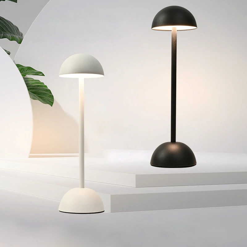 Mushroom Table Lamp - Lampu meja jamur Nordik, LED sentuh