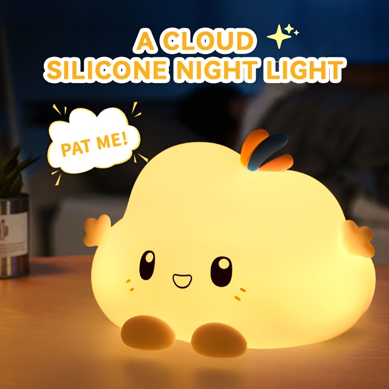 Home Lighting And Decor - Lampu Malam Awan, Peredupan Kontrol Sentuh,