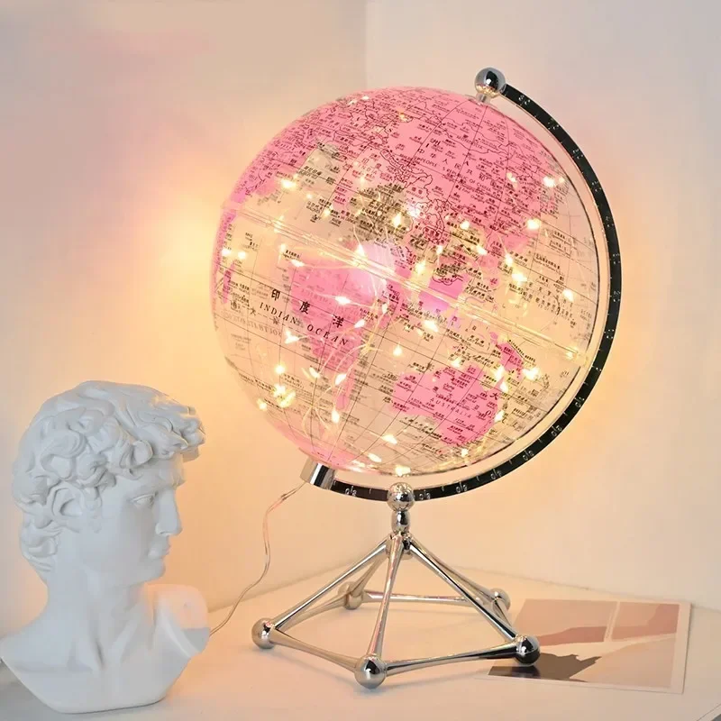 Lighting World Decor - Lampu LED Flash Globe Dunia, Lampu