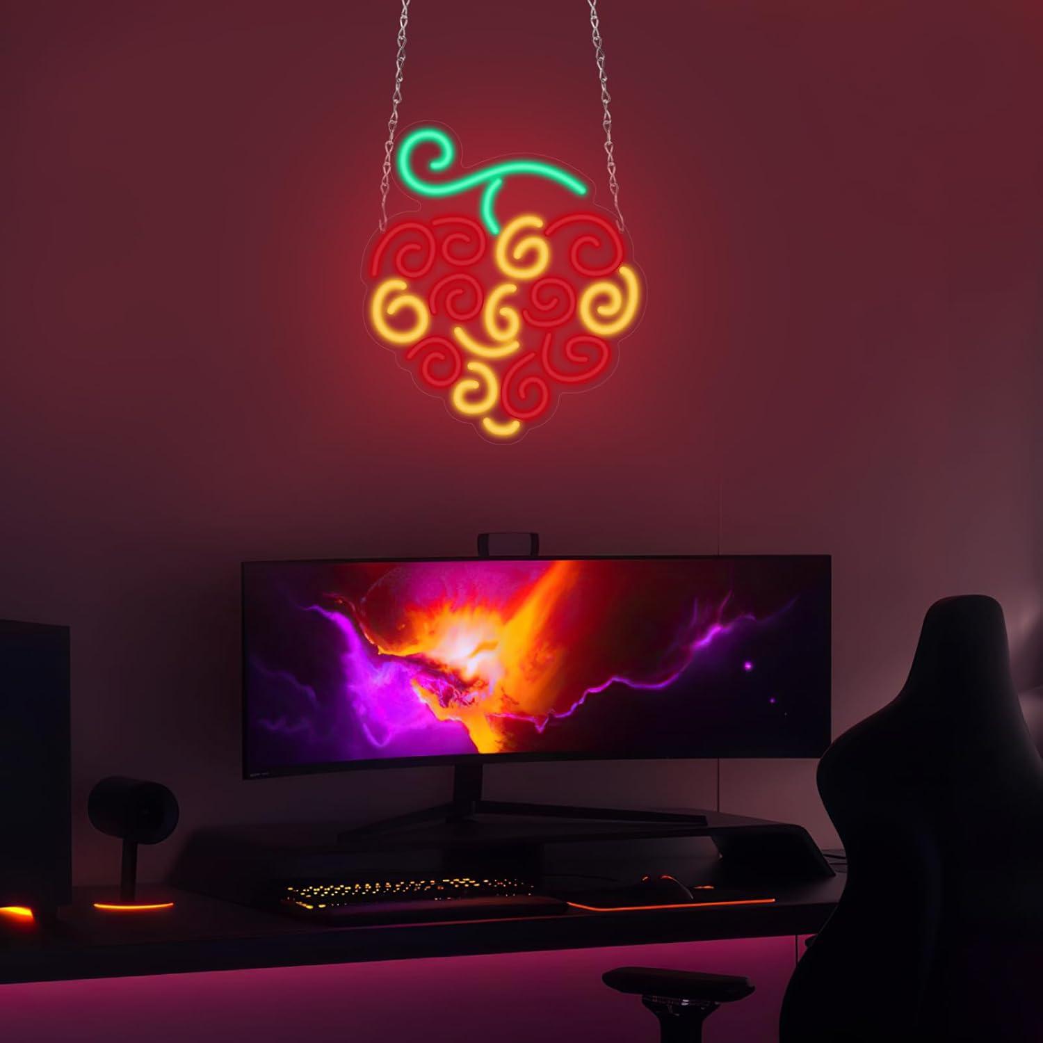 Lampu LED USB Cyber Fruit Neon - Room Lighting Bedroom Decor ulasan dan harga