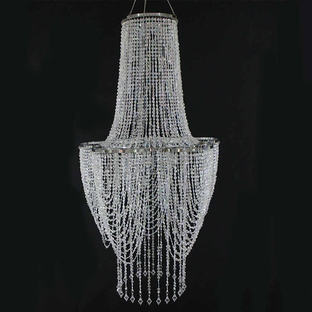 2 Buah Lampu Gantung Akrilik F - Lighting Decoration Wedding ulasan dan harga