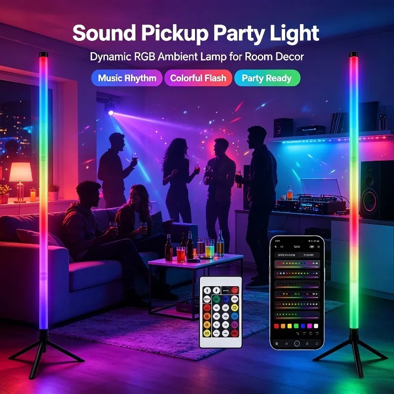 2 Paket Lampu Lantai Sudut LED - Room Lighting Bedroom Decor ulasan dan harga