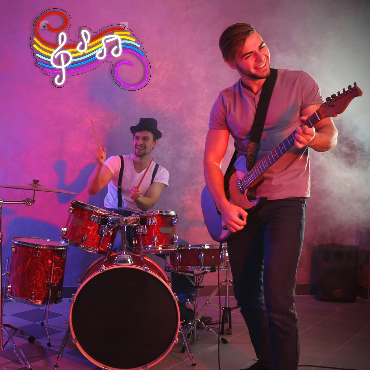 Lampu Neon Tanda Not Musik, Da - Lighting Decoration Wedding ulasan dan harga