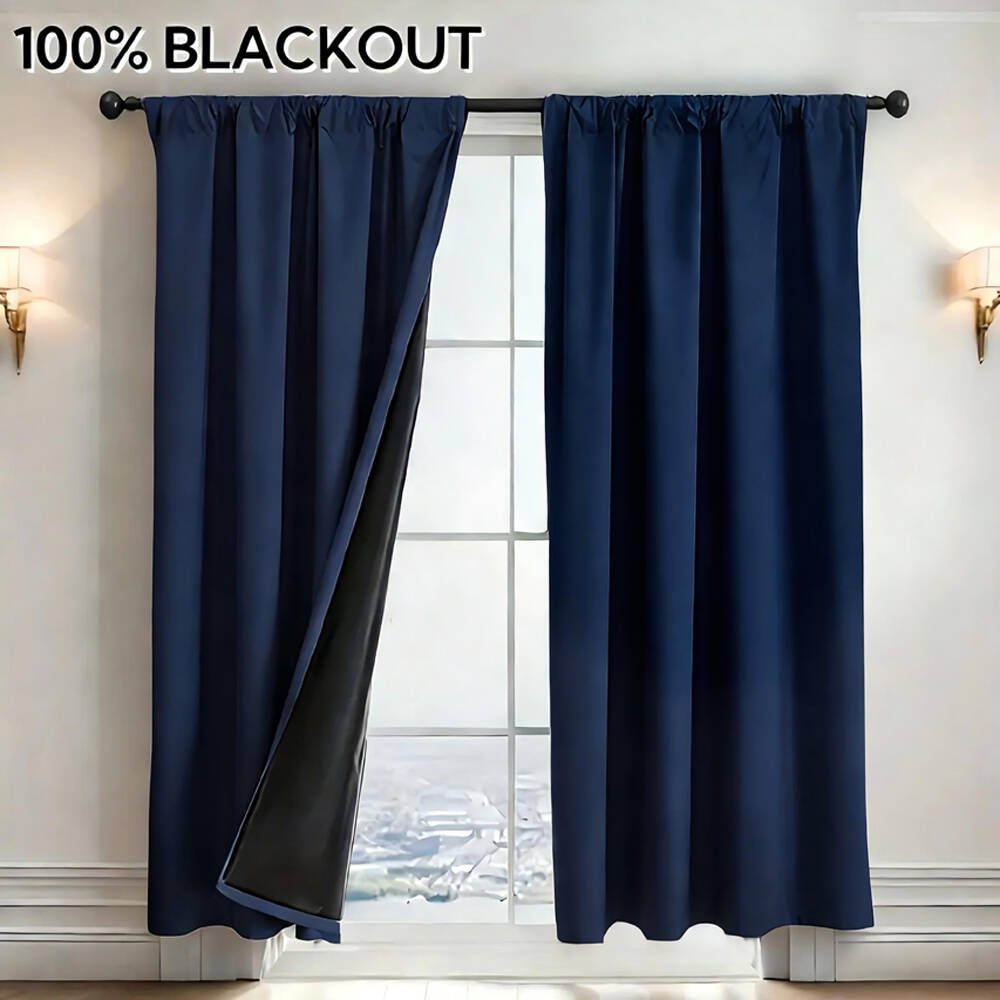 1pc Tirai Blackout 100% dengan - Lighting Decor Ideas ulasan dan harga
