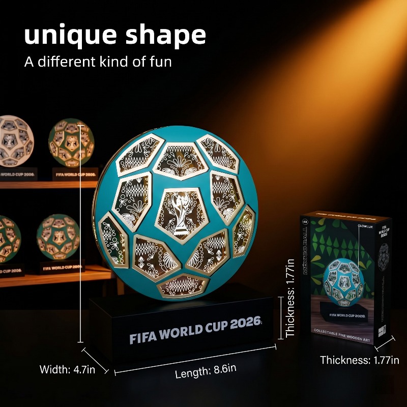 Lampu Malam 3D Bertema Piala D - Lighting World Decor ulasan dan harga