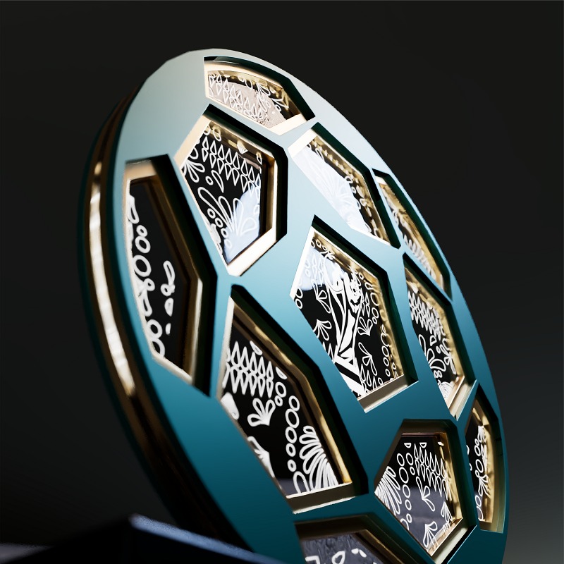 Lampu Malam 3D Bertema Piala D - Lighting World Decor ulasan dan harga