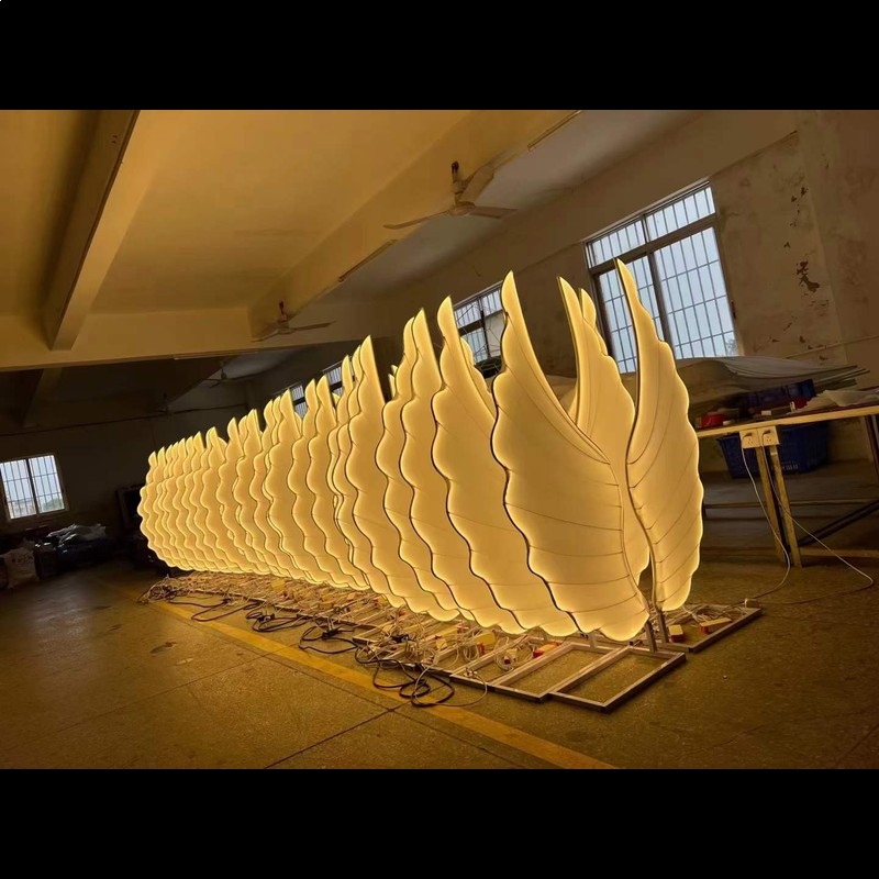 Sayap Malaikat Bercahaya Lampu - Lighting Decoration Wedding ulasan dan harga