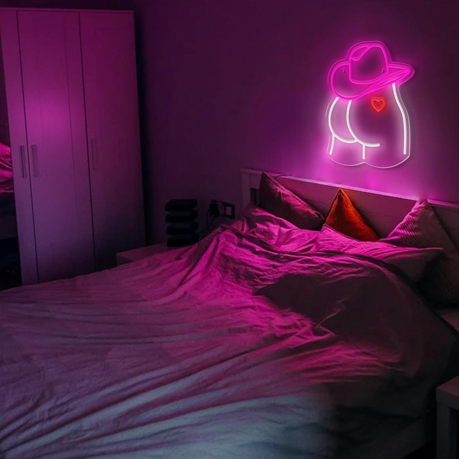 Lampu LED Neon Sign Cowgirl ya - Lighting Decoration Wedding ulasan dan harga