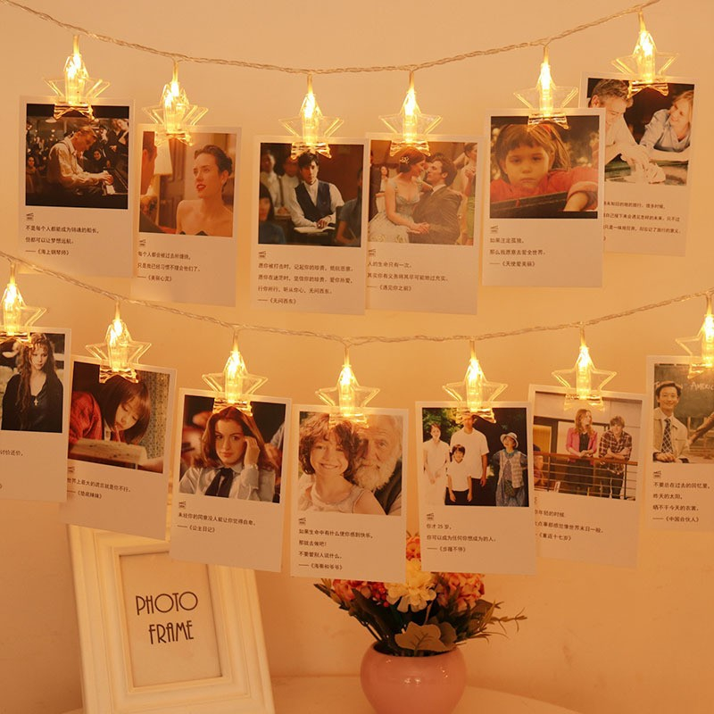 1.5/3/6/10M Lampu Tali Klip Fo - Lighting Decor Photos ulasan dan harga