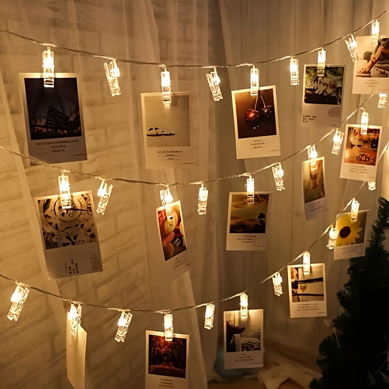 1.5/3/6/10M Lampu Tali Klip Fo - Lighting Decor Photos ulasan dan harga