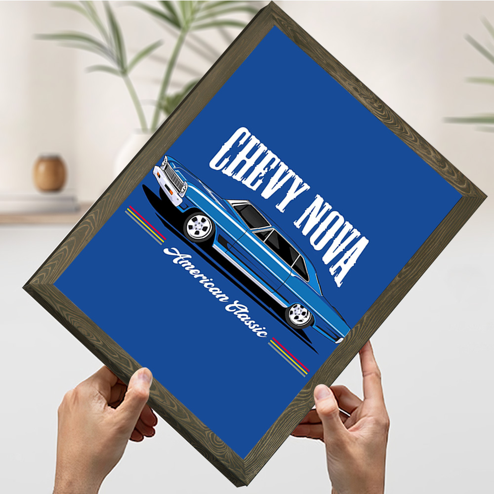 Poster Cetak Mobil Klasik Chev - Nova Decor & Lighting Julestjerne ulasan dan harga