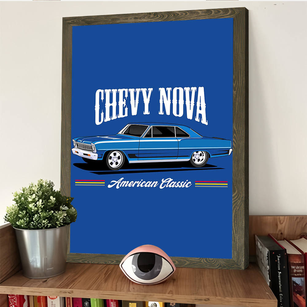 Poster Cetak Mobil Klasik Chev - Nova Decor & Lighting Julestjerne ulasan dan harga