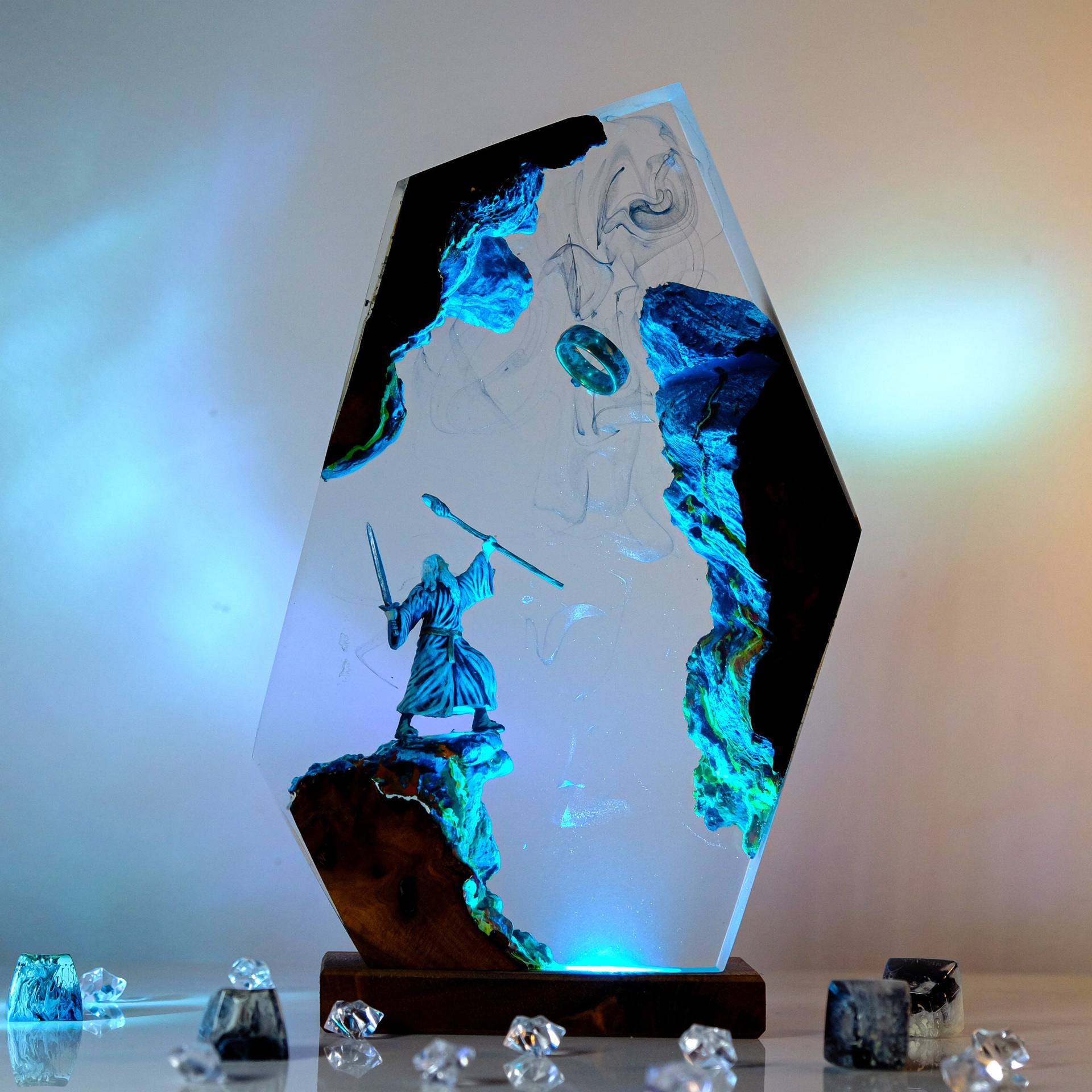 Lampu Resin Figur Adegan Film  - Lighting Decoration Wedding ulasan dan harga