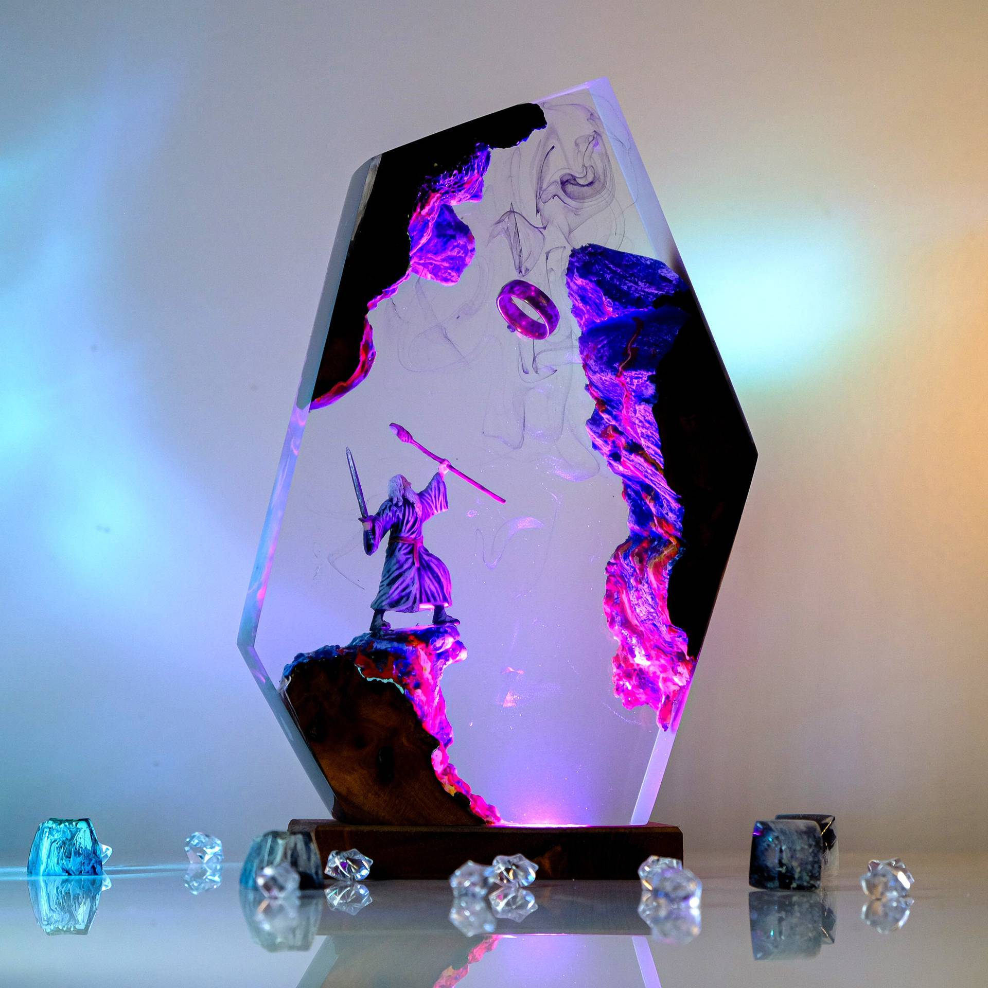 Lampu Resin Figur Adegan Film  - Lighting Decoration Wedding ulasan dan harga