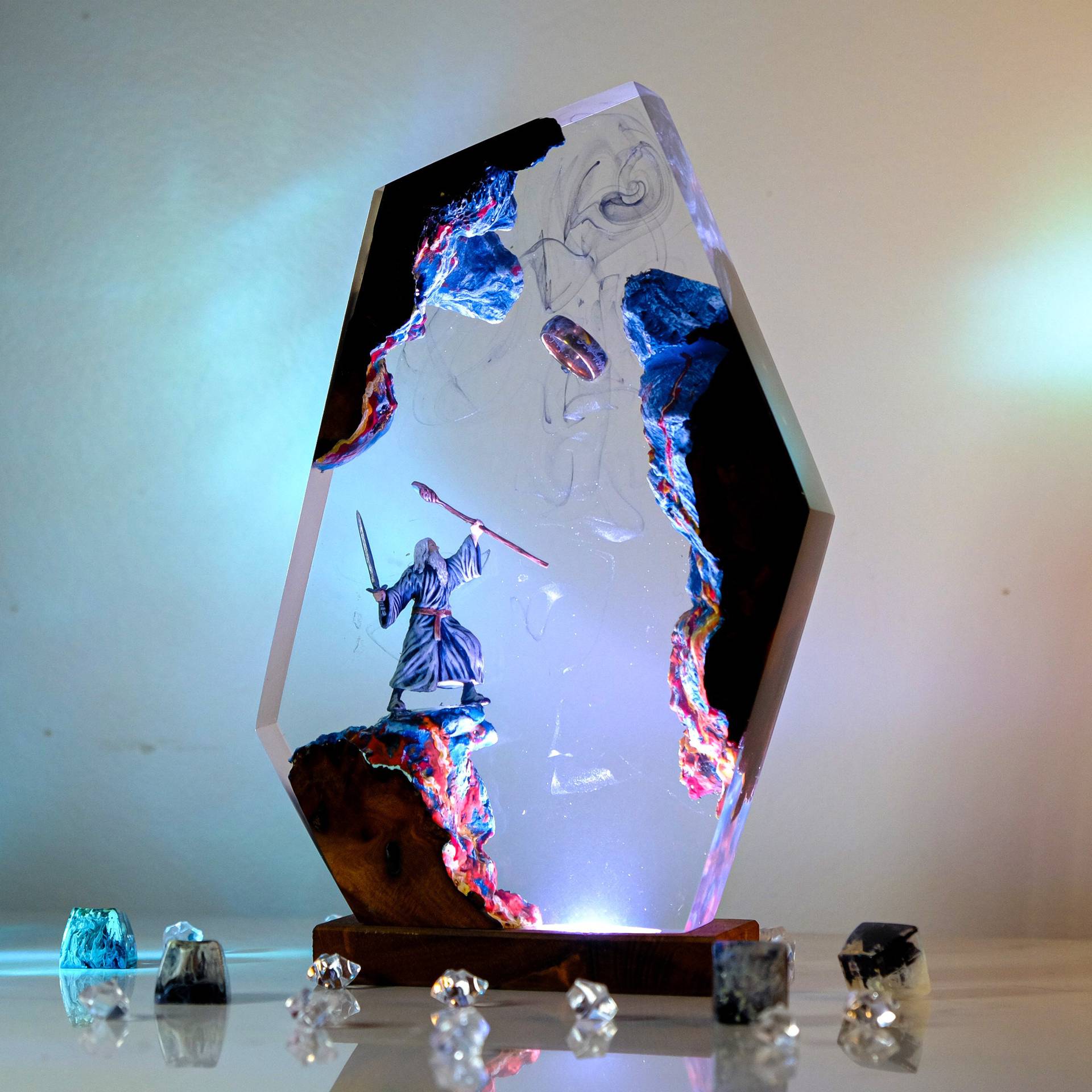 Lampu Resin Figur Adegan Film  - Lighting Decoration Wedding ulasan dan harga