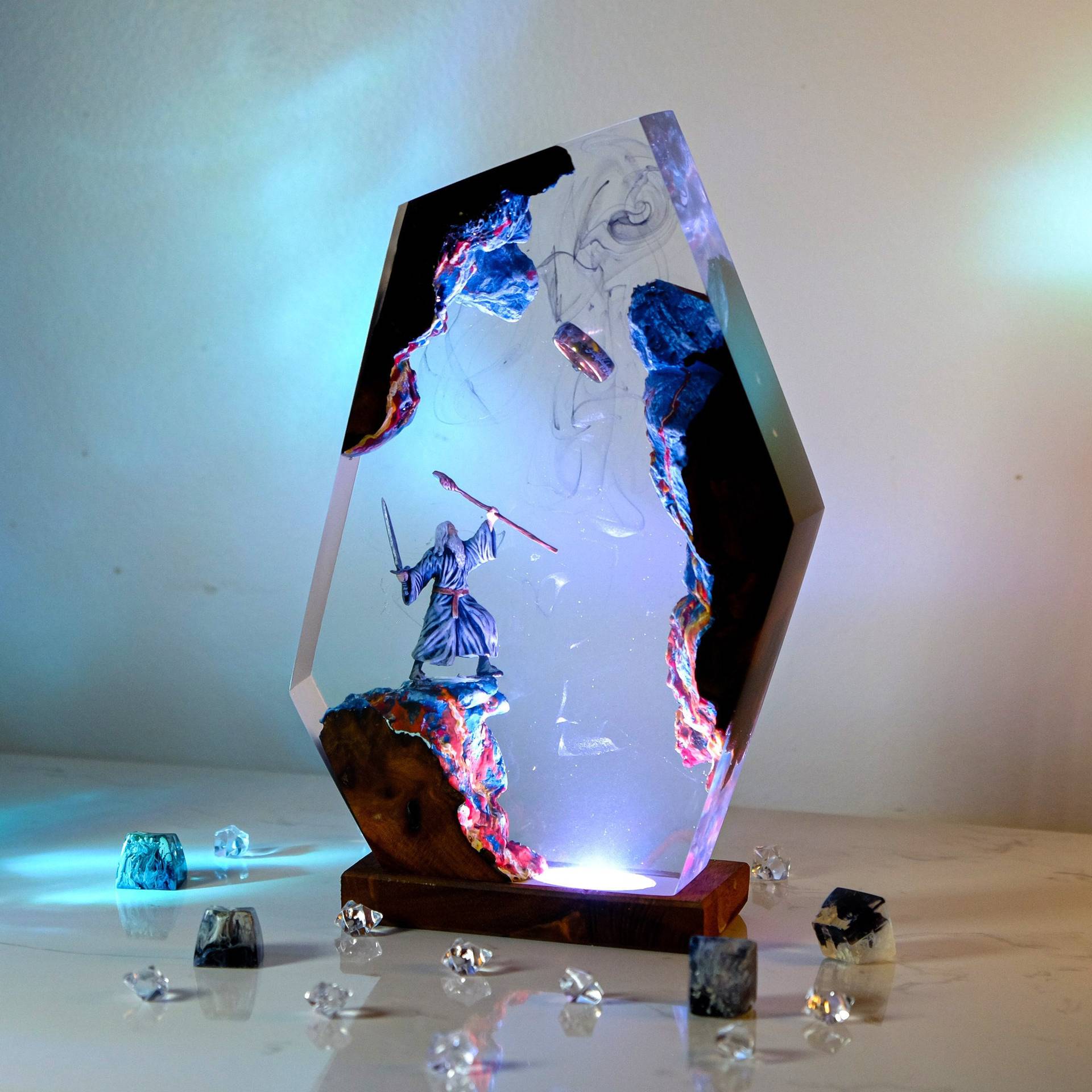 Lampu Resin Figur Adegan Film  - Lighting Decoration Wedding ulasan dan harga
