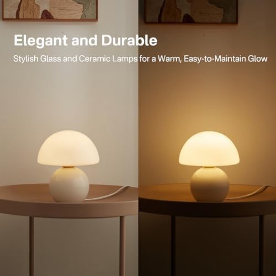 Lampu Meja Bentuk Jamur untuk  - Mushroom Table Lamp ulasan dan harga