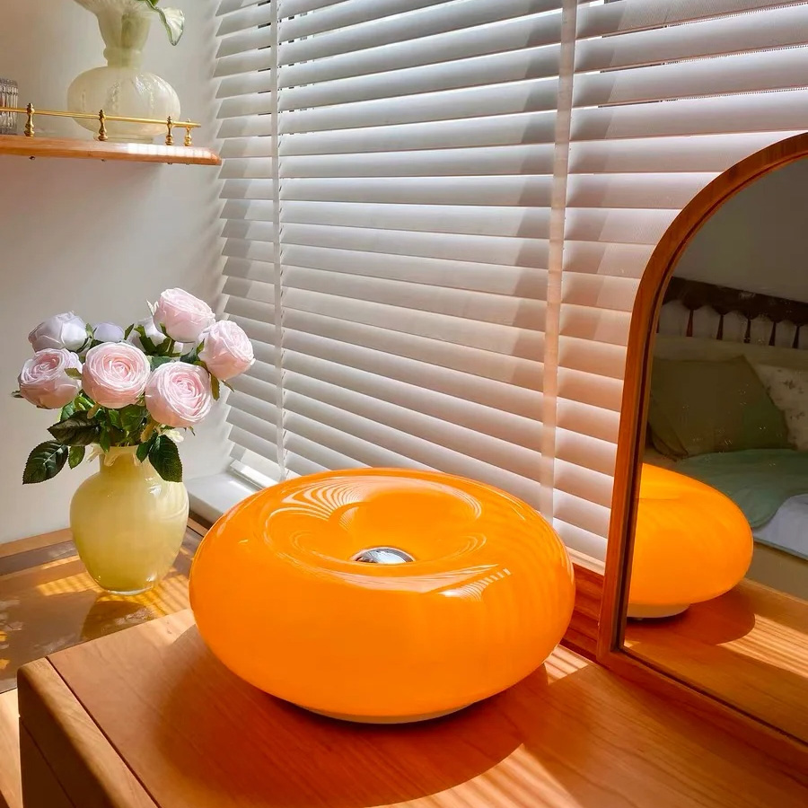 Lampu Meja Nordic Donut Bauhau - Mushroom Table Lamp ulasan dan harga
