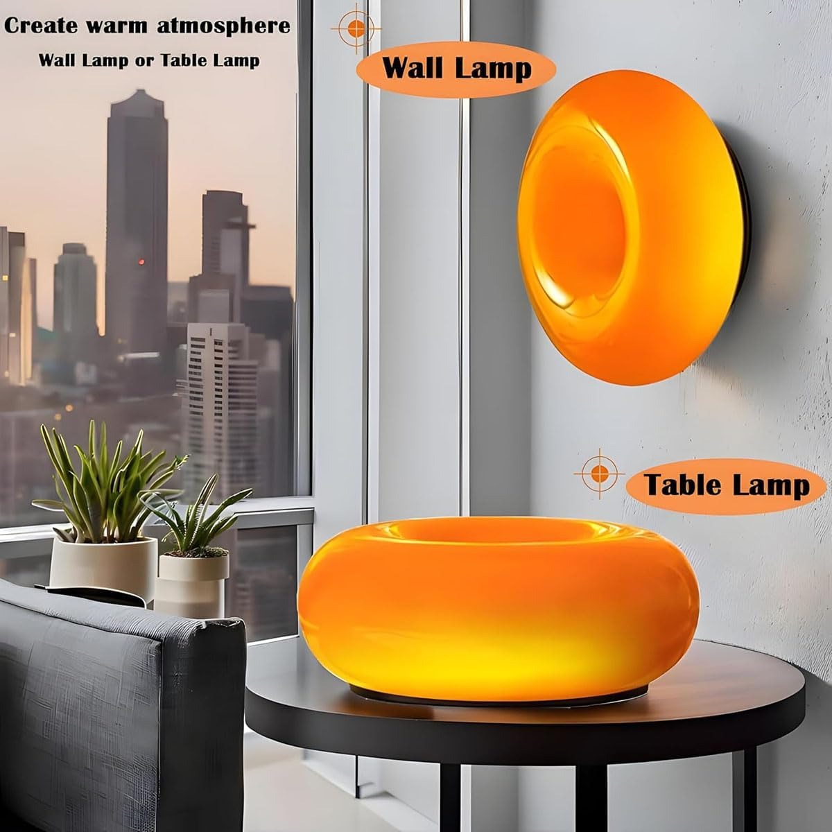 Lampu Meja Nordic Donut Bauhau - Mushroom Table Lamp ulasan dan harga
