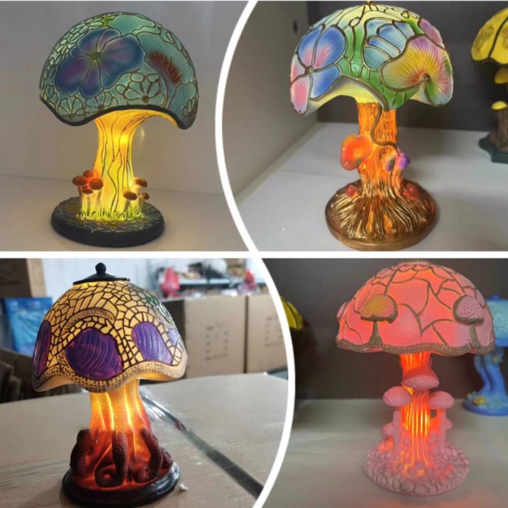 Lampu Meja Desain Estetis Berk - Mushroom Table Lamp ulasan dan harga