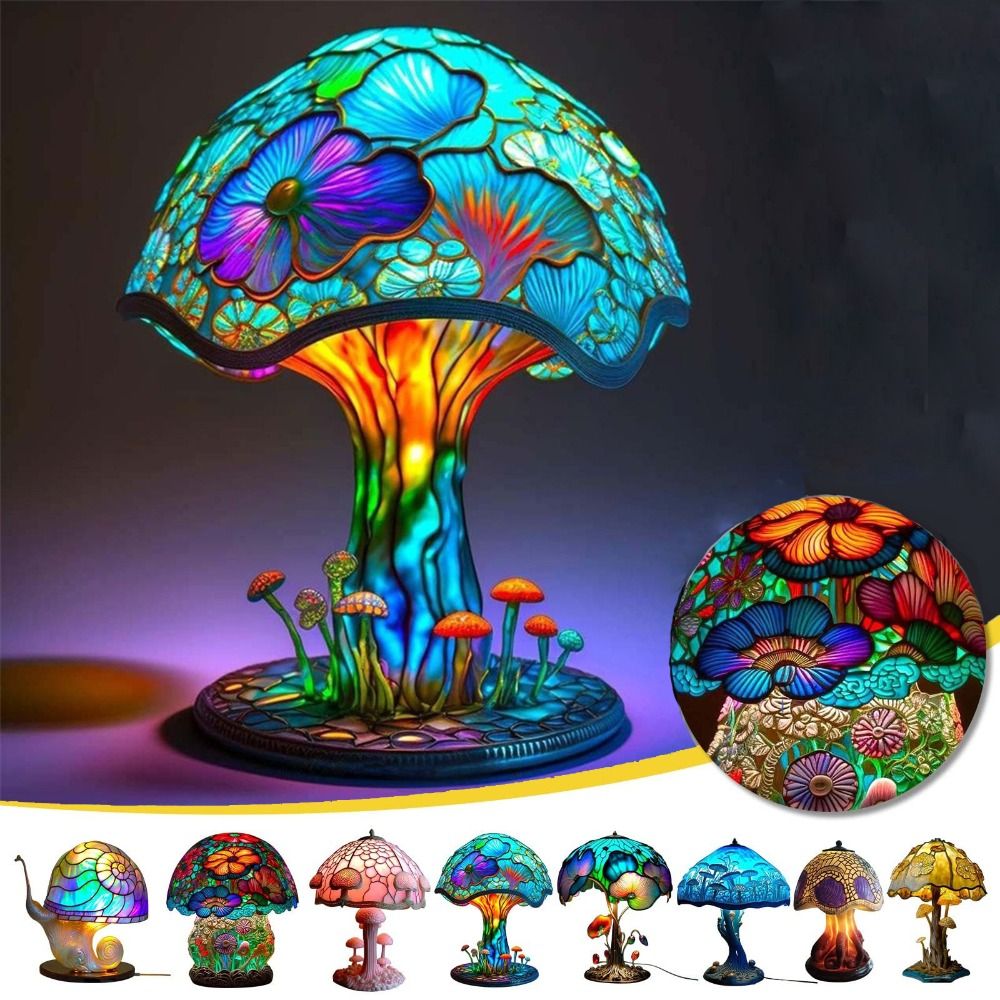 Lampu Meja Desain Estetis Berk - Mushroom Table Lamp ulasan dan harga