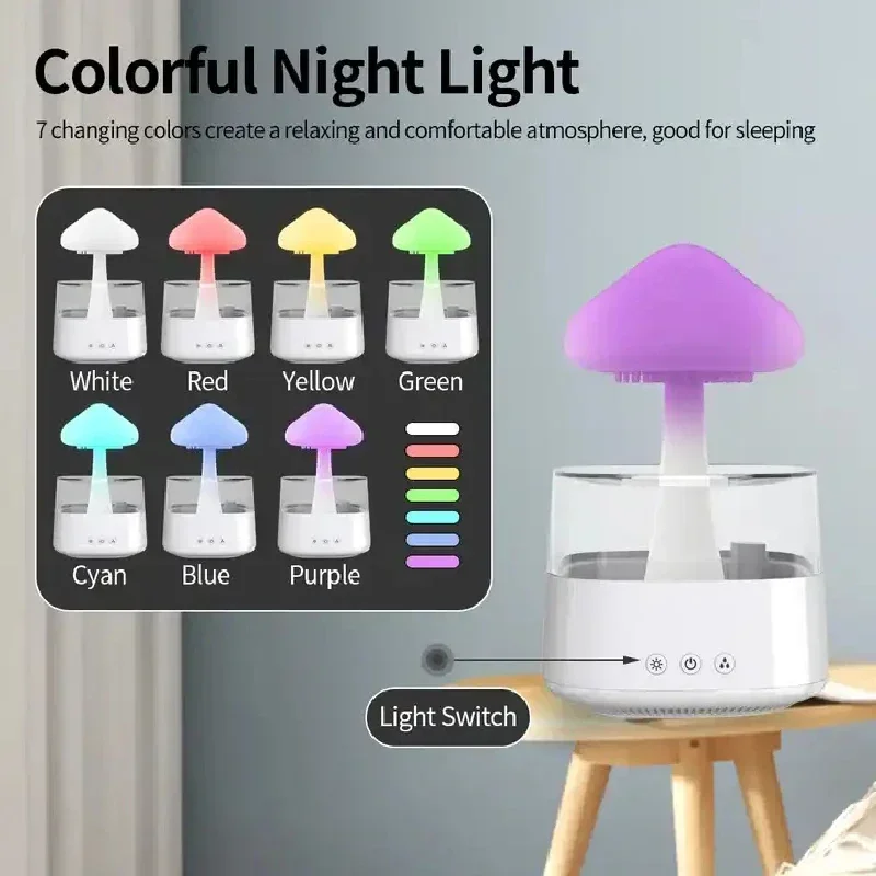 Pengharum Udara Aroma Terapi B - Mushroom Table Lamp ulasan dan harga
