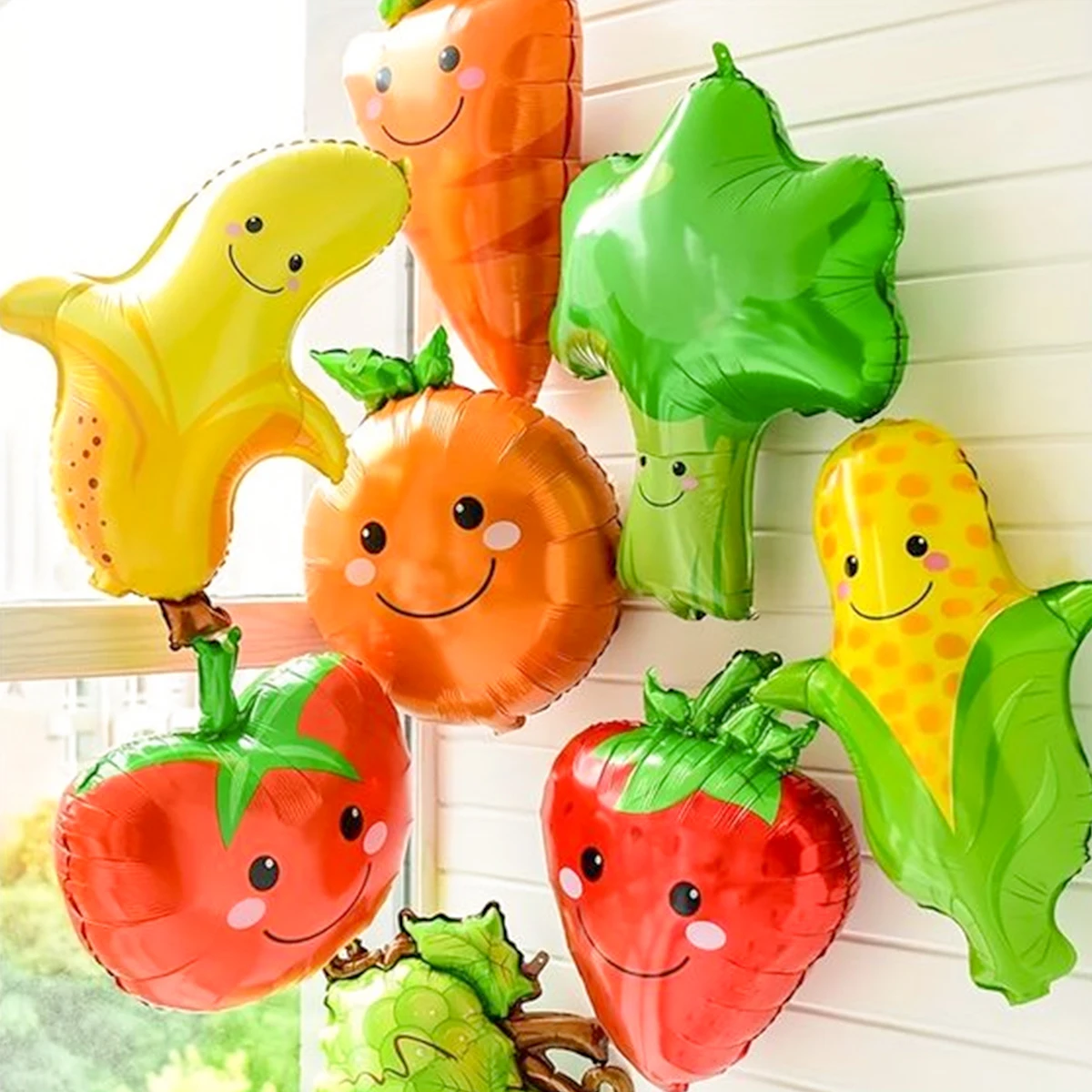 7 Buah Balon Bertema Buah Sayu - Orange Lighting Decor ulasan dan harga