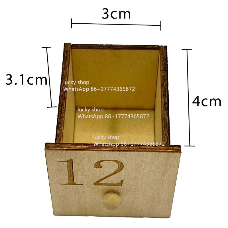 Kalender Natal Kayu dengan Lam - Lighting Decor Woodbridge ulasan dan harga