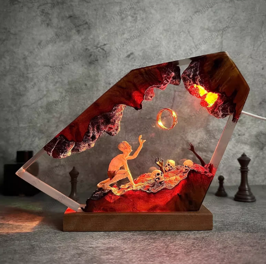 Lampu Resin Dekorasi Ruangan U - Lighting World Decor ulasan dan harga