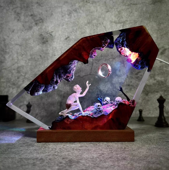 Lampu Resin Dekorasi Ruangan U - Lighting World Decor ulasan dan harga