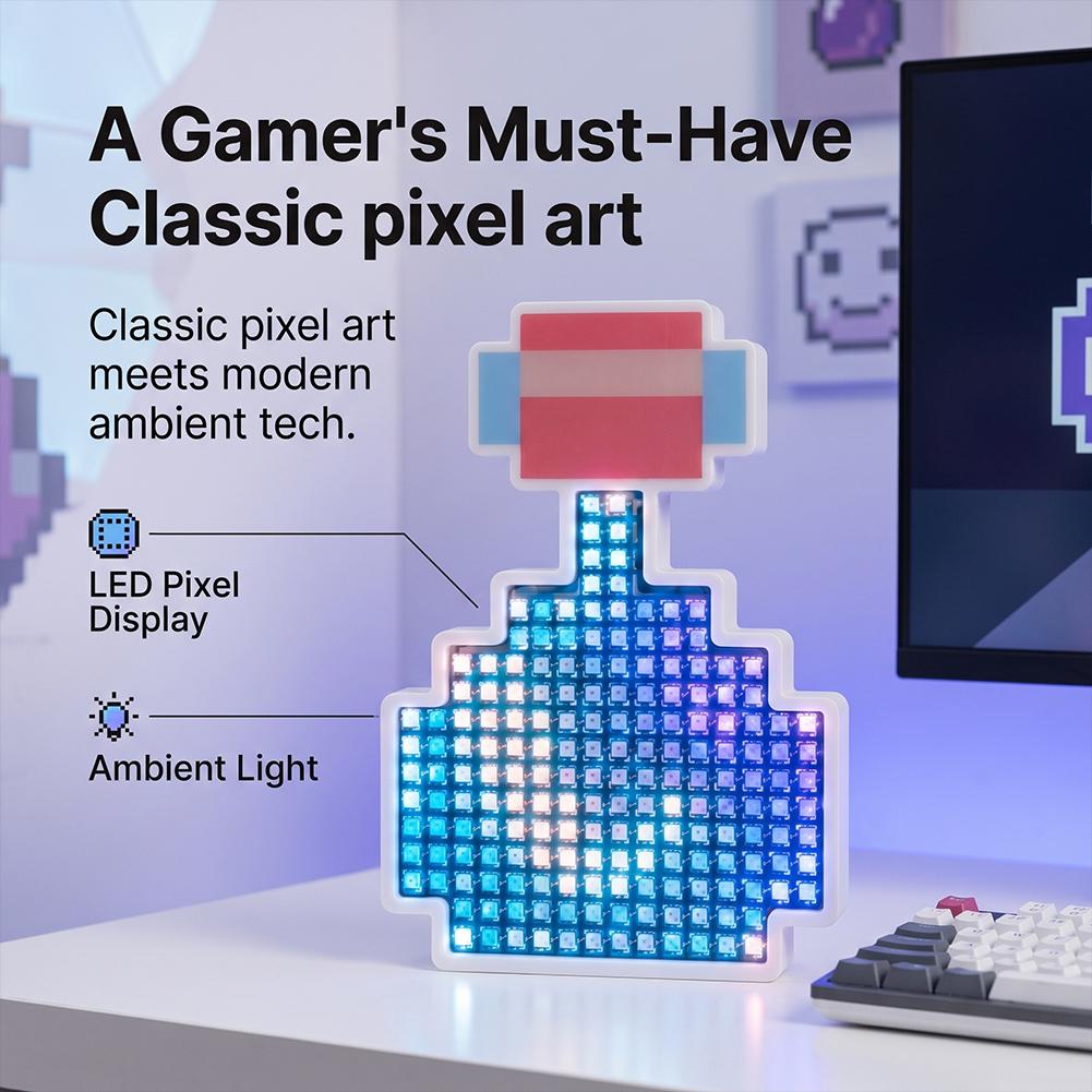 Lampu Meja LED Warna-warni Pix - Lighting Decor Inc ulasan dan harga