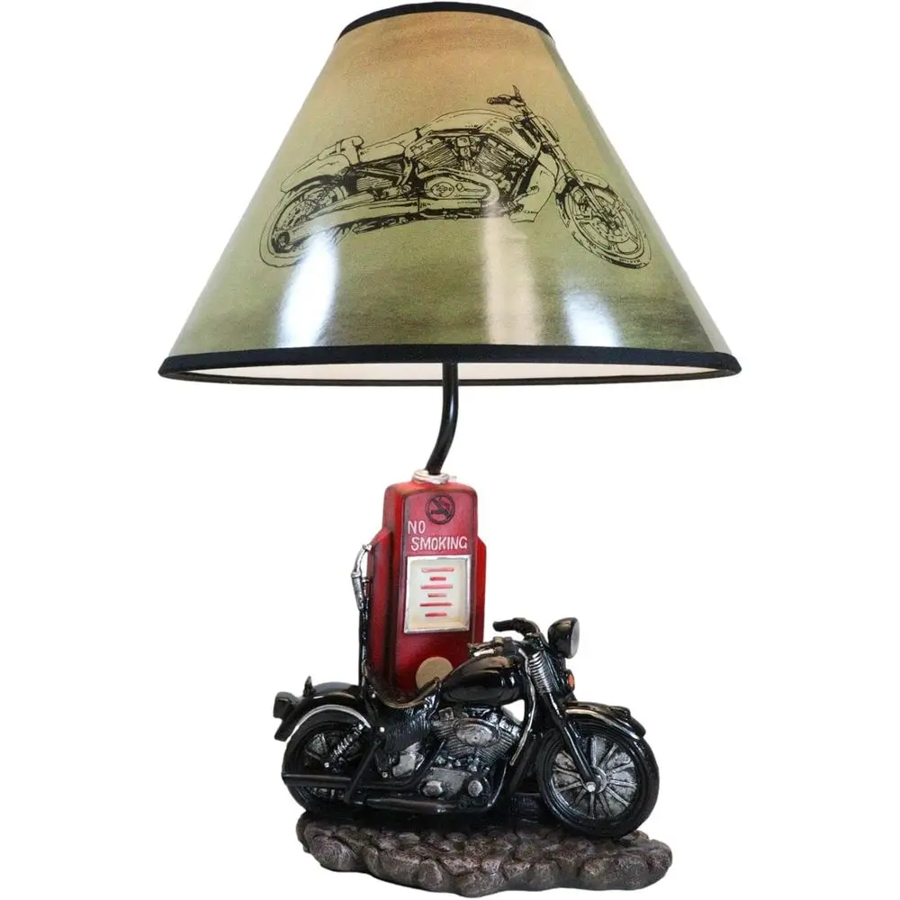 Lampu Meja Pompa Bensin Motor  - Lighting Decor For Home ulasan dan harga