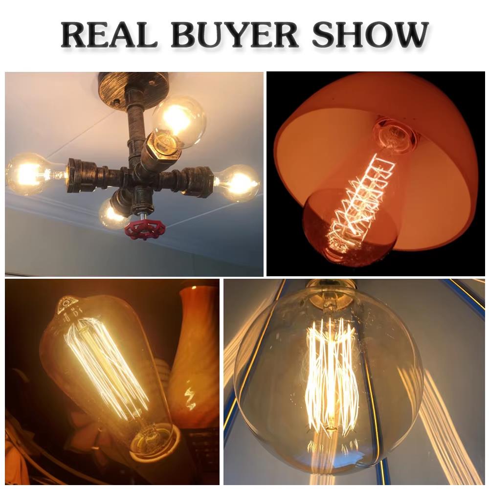 Bohlam Lampu Retro Edison E27  - Lighting Decor Ideas ulasan dan harga