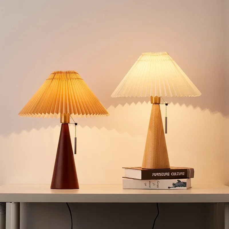 Lampu Meja Lipit Retro Lampu K - Lighting Decor For Home ulasan dan harga