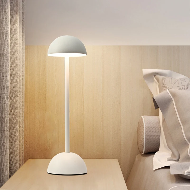 Lampu meja jamur Nordik, LED s - Mushroom Table Lamp ulasan dan harga