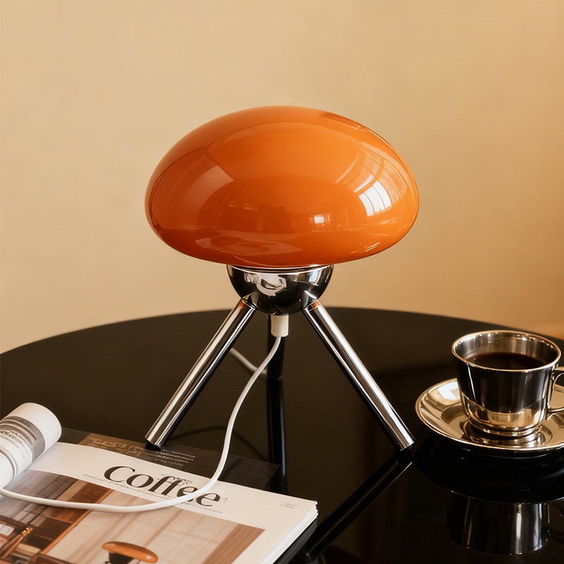 Lampu Meja Kaca Bentuk Jamur G - Mushroom Table Lamp ulasan dan harga