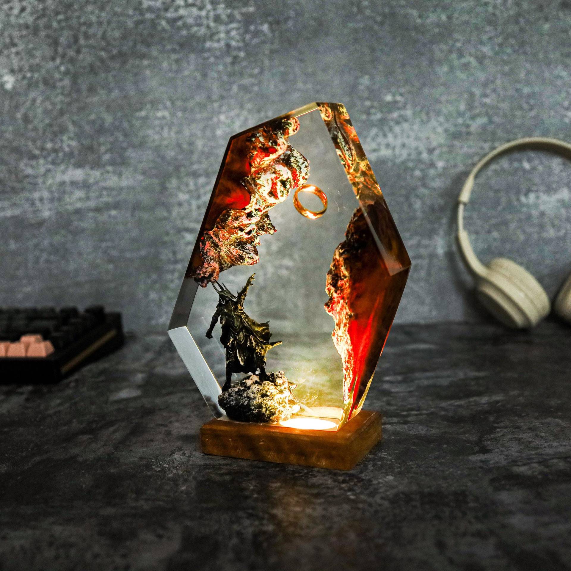 Lampu Resin Figur Adegan Film  - Lighting Decoration Wedding ulasan dan harga